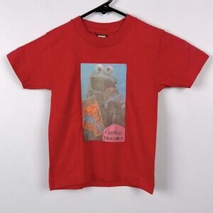 Sesame Street Cookie Monster vintage single stitch 6-8 tshirt